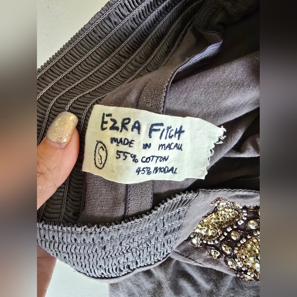 Vintage Abercrombie & Fitch Women's Brown Sequin Halter Top Size S. - Picture 4 of 5